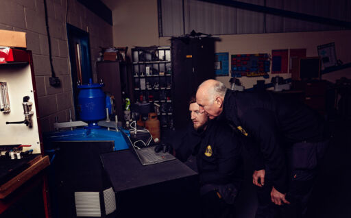 We utilise the latest test rig technology
